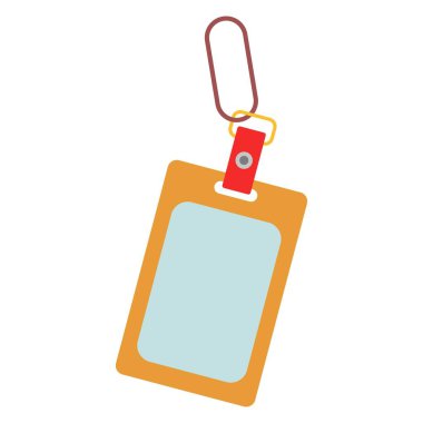 etiket bagaj düz clipart vektör çizimi