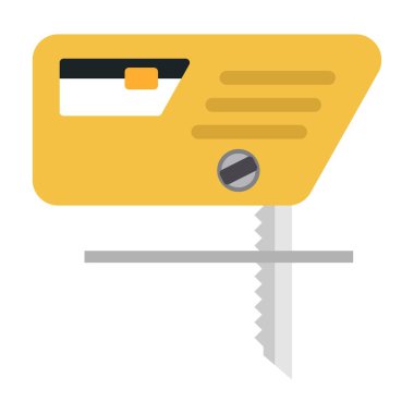 elektrikli yapboz düz clipart vektör çizimi