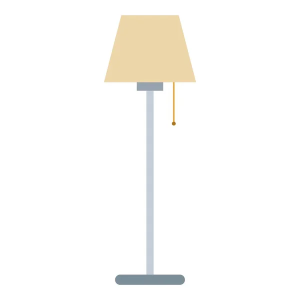 Stehlampe Flach Cliparts Vektor Illustration — Stockvektor
