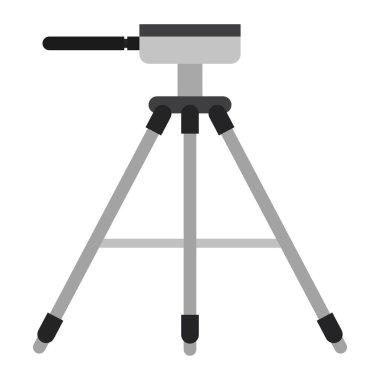 tripod düz clipart vektör çizimi