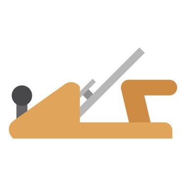 marangoz düzlemi düz clipart vektör çizimi