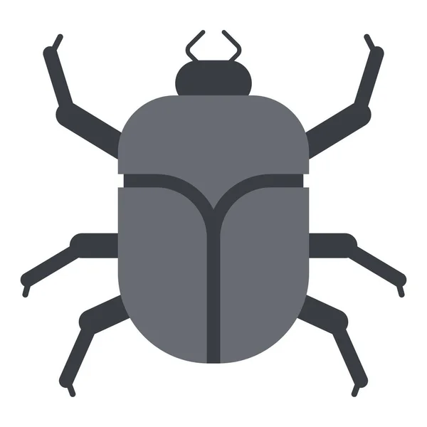 Escarabajo Plano Clipart Vector Ilustración — Vector de stock