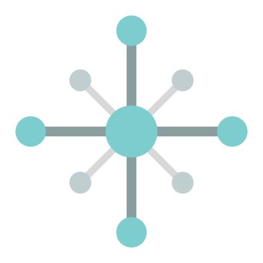 ağ düz clipart vektör çizimi