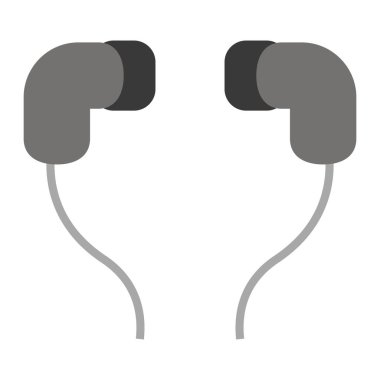 Kulaklık düzlüğü Clipart vektör çizimi