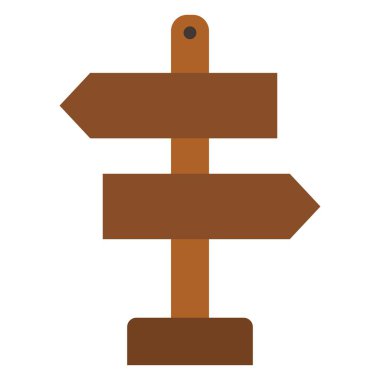 Kılavuz düz clipart vektör çizimi