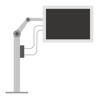 xray makinesi düz clipart vektör çizimi