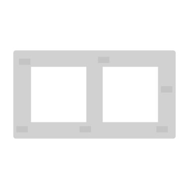 cüruf bloğu düz clipart vektör çizimi