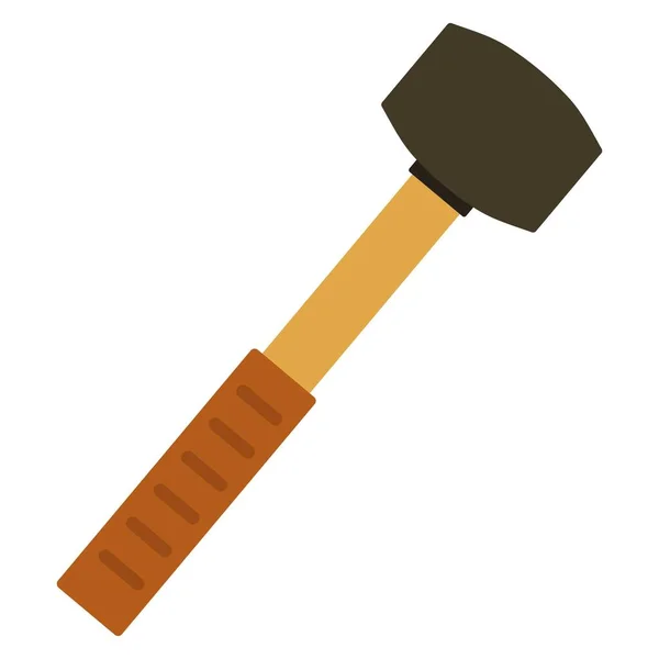 Rubber Mallet Flat Clipart Vector Illustration — Stock vektor