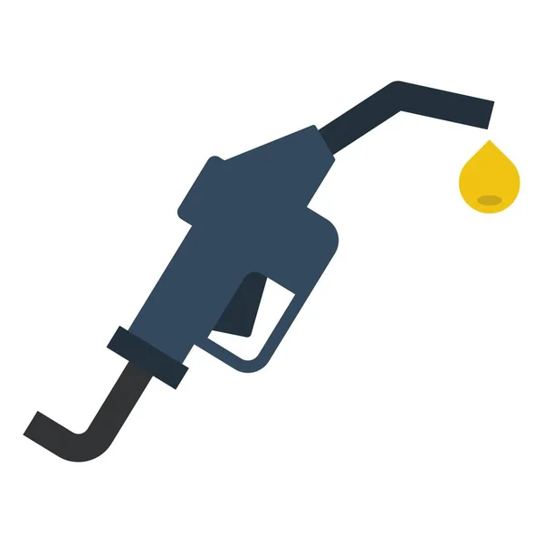 Gasoline Pump Flat Clipart Vector Illustration — Stock Vector