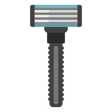 Traş makinesi düz clipart vektör çizimi