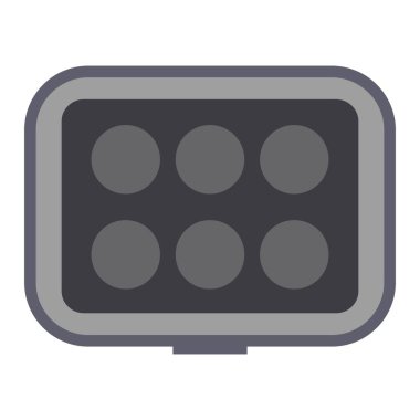 elektrik pankek üreticisi düz clipart vektör çizimi