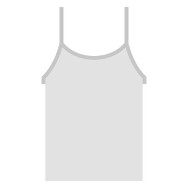 Üst tank düz clipart vektör çizimi