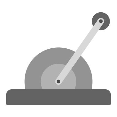 manivela artırma hızı düz clipart vektör çizimi