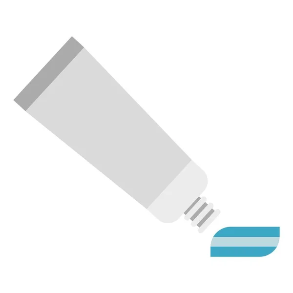 Toothpaste Flat Clipart Vector Illustration — Vettoriale Stock