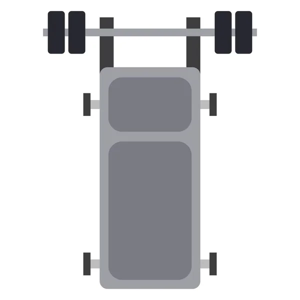 Banc Gym Plat Clipart Vecteur Illustration — Image vectorielle