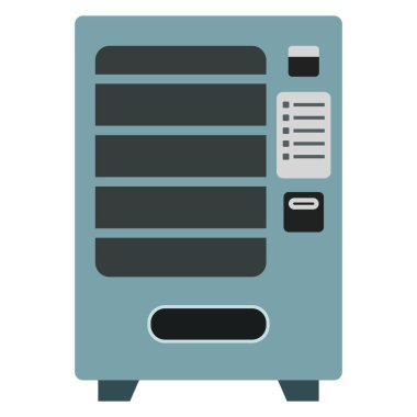 otomat düz clipart vektör çizimi