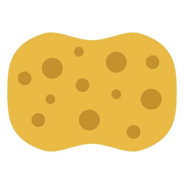 Sünger düz clipart vektör çizimi