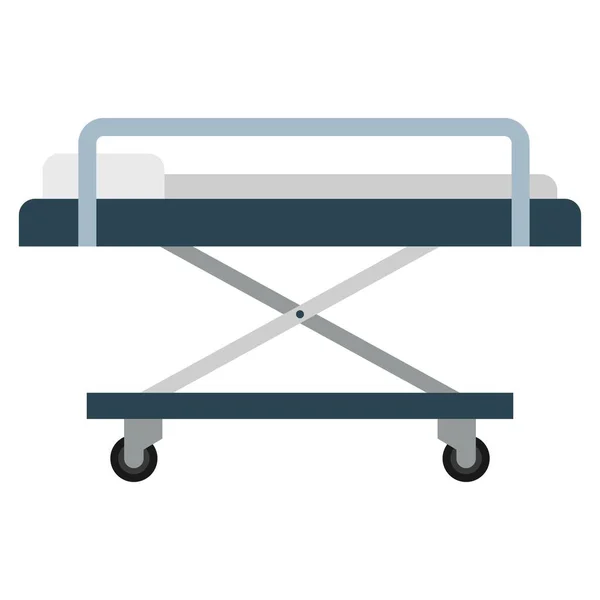 Stretcher Flat Clipart Vector Illustration — Stockvektor