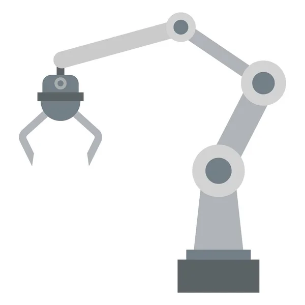 Robotarm Platt Clipart Vektor Illustration — Stock vektor