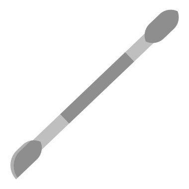 cuticle pusher düz clipart vektör çizimi