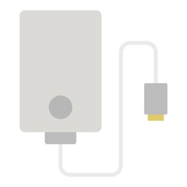 power bank düz Clipart vektör çizimi