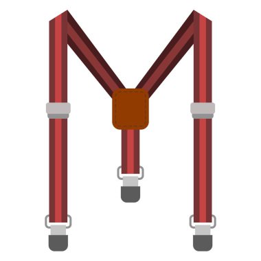 askılar düz clipart vektör çizimi