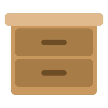 dolap düz clipart vektör çizimi