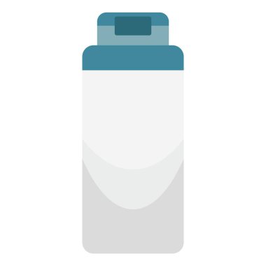 Şampuan düz clipart vektör çizimi