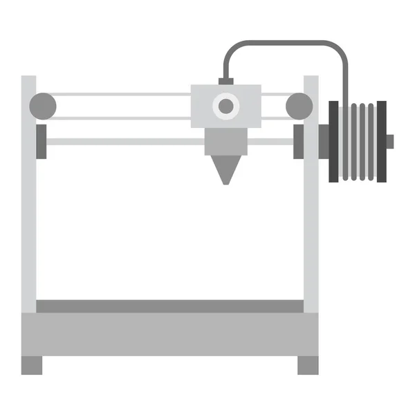 Impresora Plana Clipart Vector Ilustración — Vector de stock