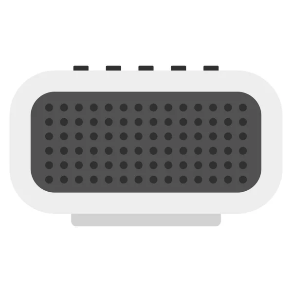 Radio Smart Speaker Plat Clipart Vecteur Illustration — Image vectorielle