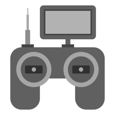 drone remote controller flat clipart vector illustration