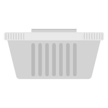 square aluminum foil baking flat clipart vector illustration