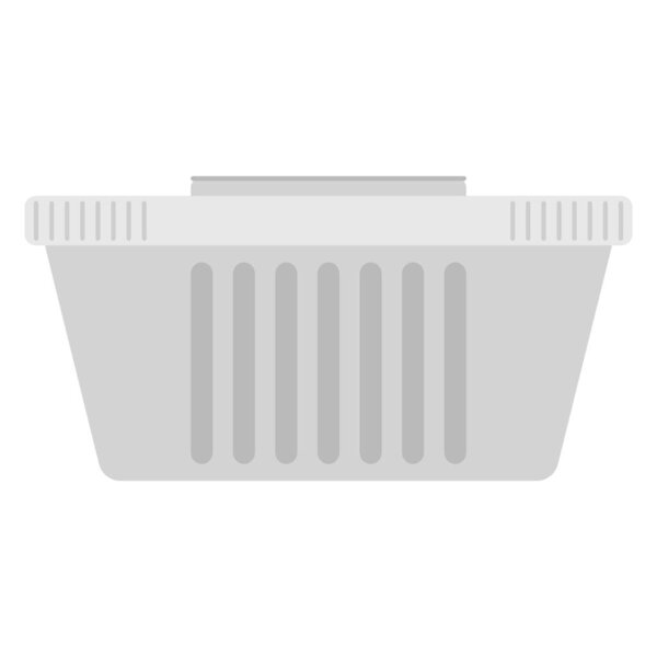 square aluminum foil baking flat clipart vector illustration