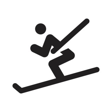 Kayak simgesi vektör tasarım şablonu