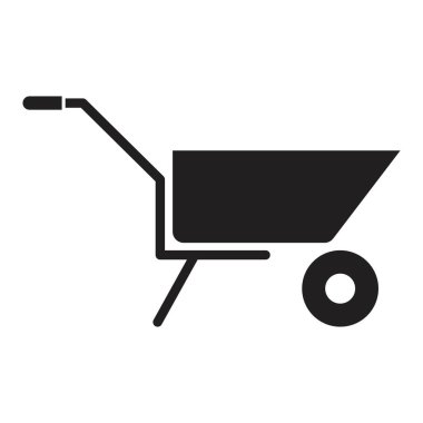 el arabası simgesi vektör tasarım şablonu