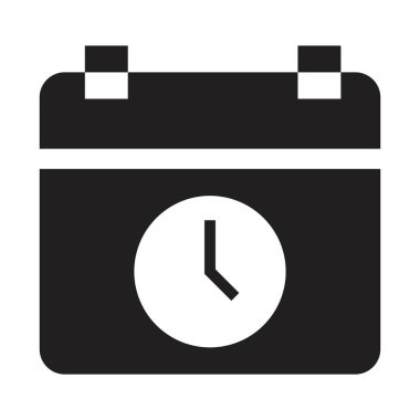 zamanlama olay simgesi vektör tasarım şablonu