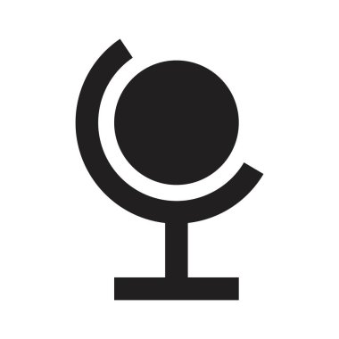 Dünya küresel ikon vektör tasarım şablonu