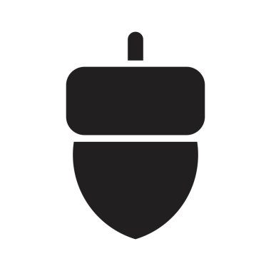 palamut simgesi vektör tasarım şablonu