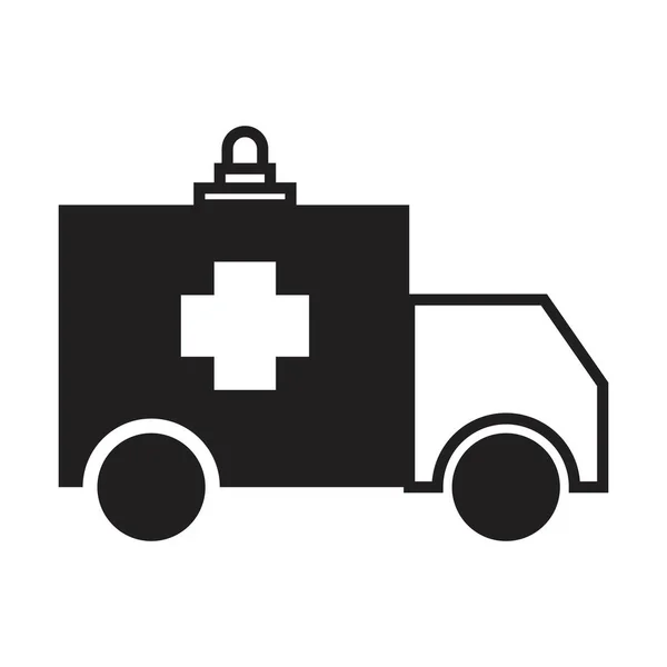 Ambulance Icon Vector Design Template — Stock Vector