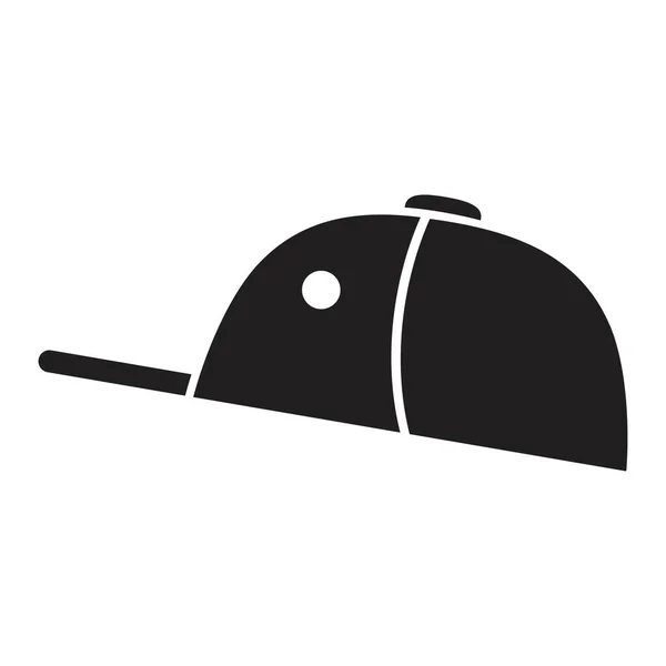 Modello Design Vettoriale Icona Cappello Baseball — Vettoriale Stock