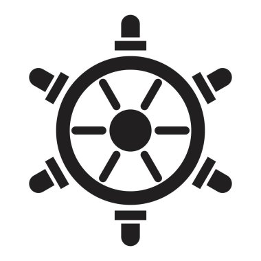 direksiyon simgesi vektör tasarım şablonu beyaz arkaplanda siyah renk izole işareti ile