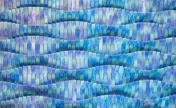 Blue Gradient Wavy Curve Design Background — Stock Photo, Image