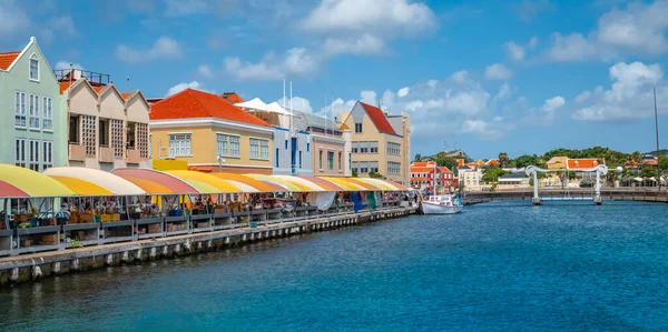 Local Market Colorful Buildings Sha Caprileskade Punda Willemstad Curacao — Photo