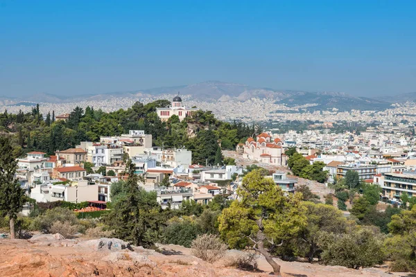 Beautiful Cityscape Athens Areopagus Hill Greece — 图库照片