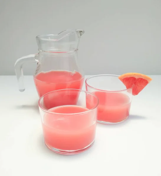 Pitcher Glasses Refreshing Drink — Φωτογραφία Αρχείου