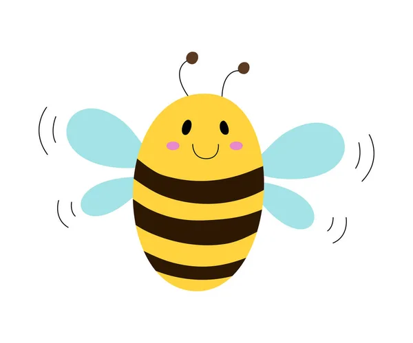 Cartoon μέλισσα ενιαίο στοιχείο για το σχεδιασμό σας — Διανυσματικό Αρχείο