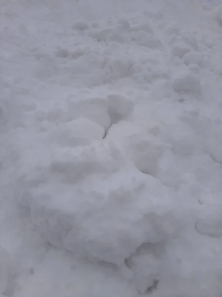 Trozos Nieve Diferentes Tamaños —  Fotos de Stock