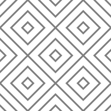 Beyaz arkaplan üzerinde doğrusal kareler ve soyut geometrik arkaplan üzerindeki vektör illüstrasyonsuz desen
