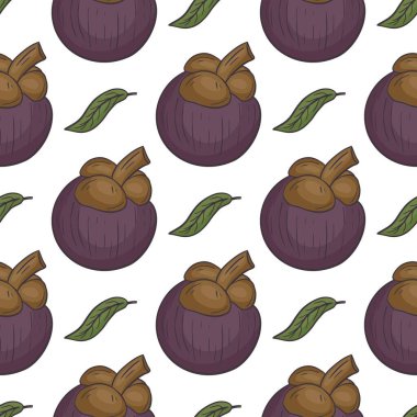 Mangosteen meyvesiz desen