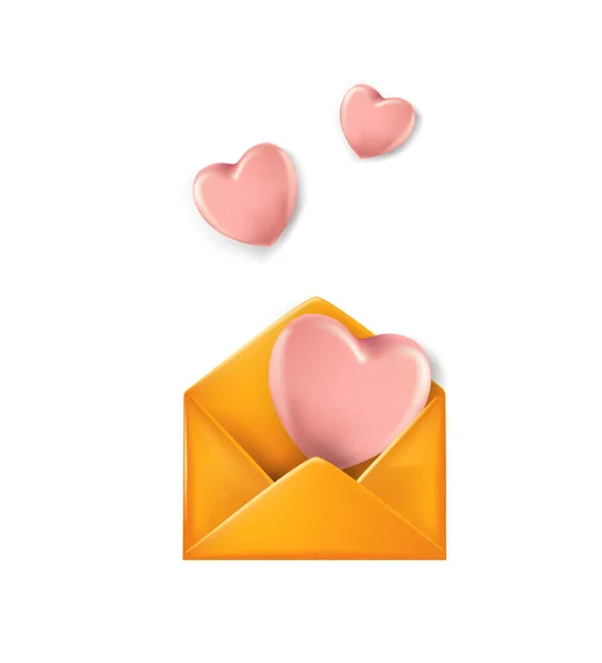 Ícone Vetorial Uma Carta Aberta Envelope Uma Carta Postal Com — Fotografia de Stock